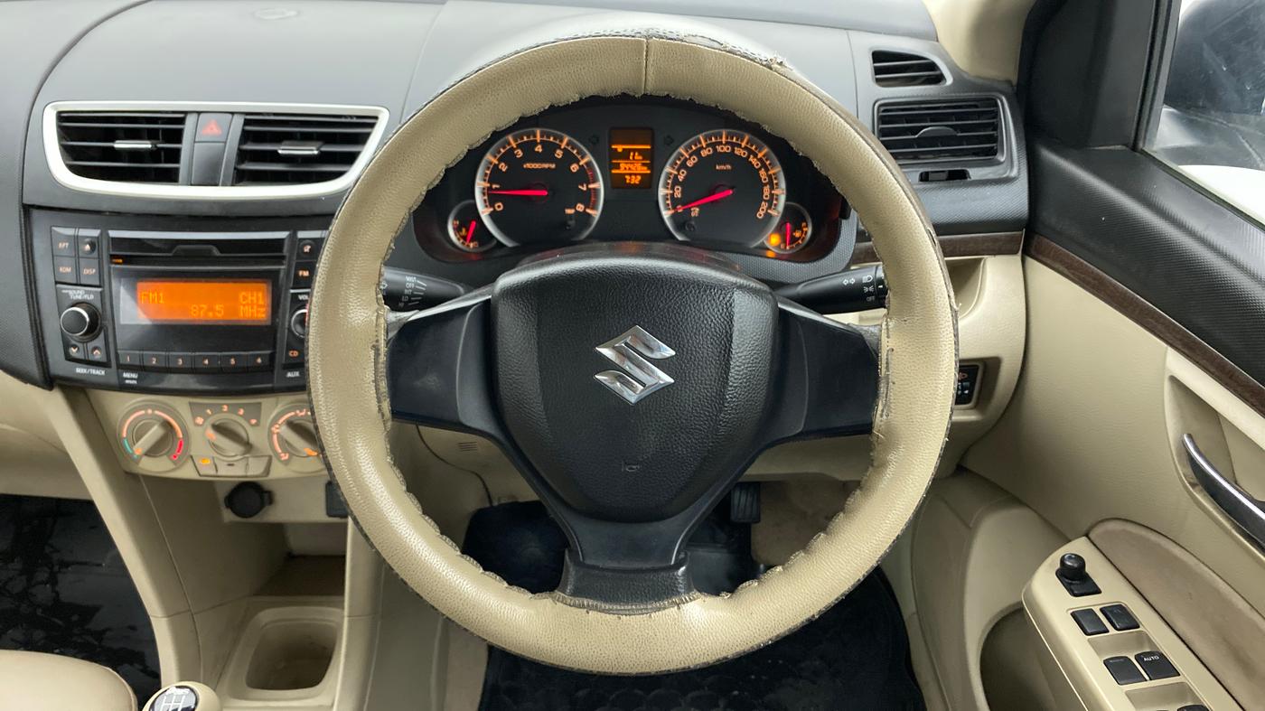 2016 Maruti Swift Dzire VXI, Petrol, Manual, 94,426 km, Steering Wheel Close Up