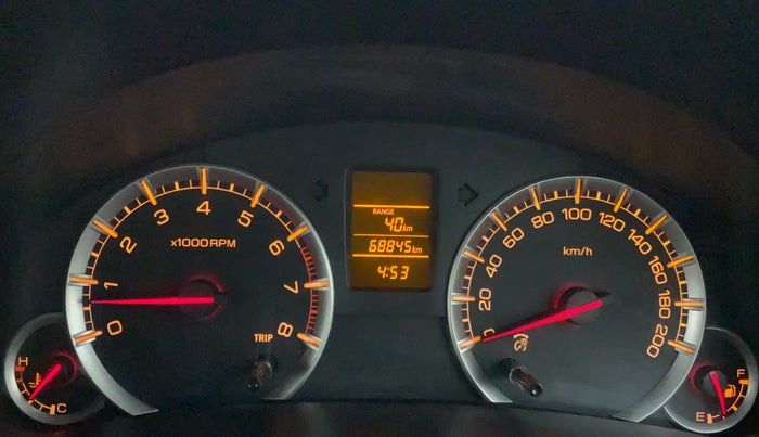 2015 Maruti Swift VXI, Petrol, Manual, 68,845 km, Odometer Image
