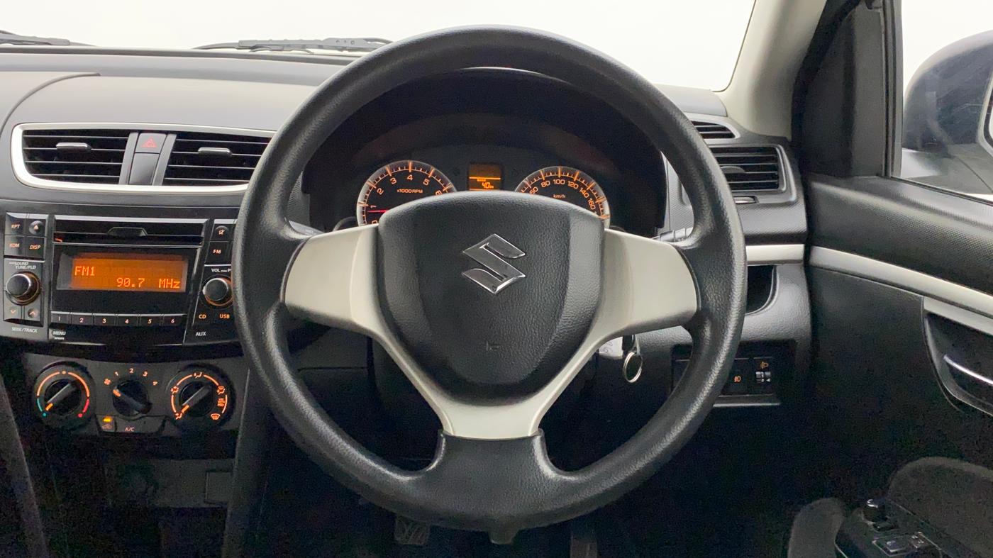 2015 Maruti Swift VXI, Petrol, Manual, 68,845 km, Steering Wheel Close Up
