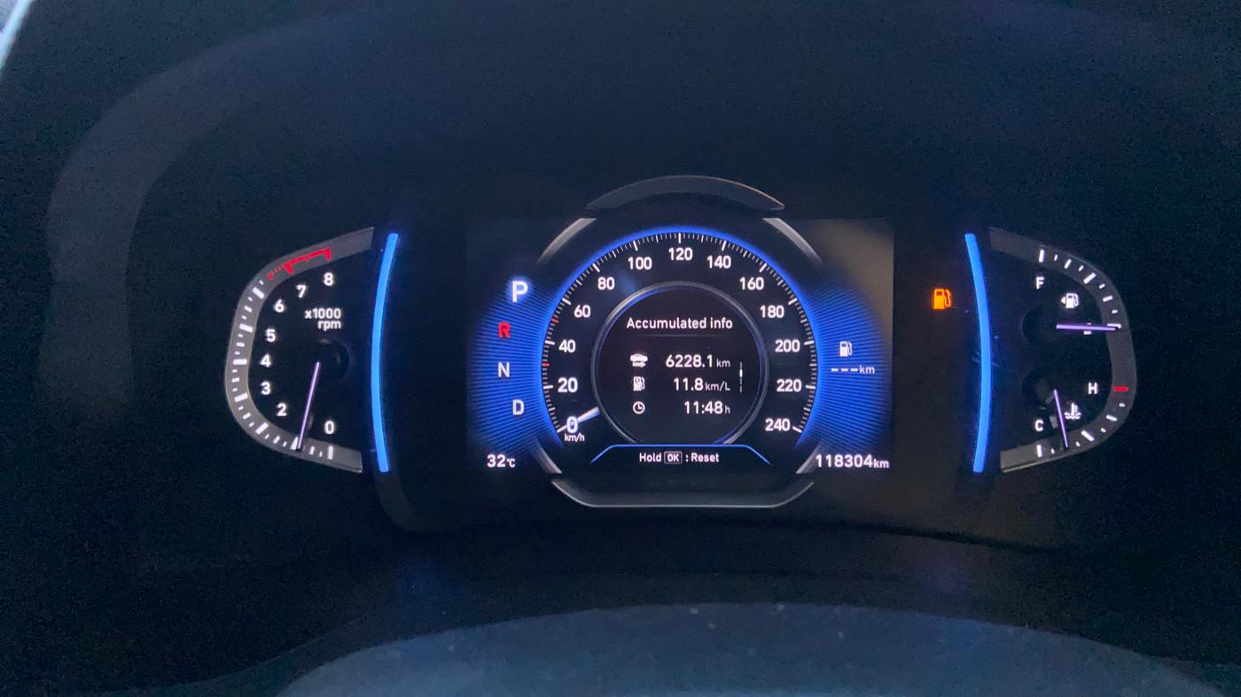 2020 Hyundai Creta SX (O) 1.4 TURBO DCT, Petrol, Automatic, 1,18,281 km, Odometer Image