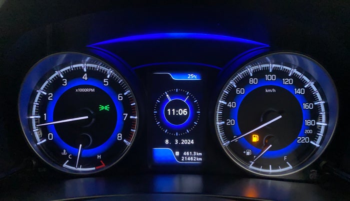 2019 Maruti Baleno ZETA PETROL 1.2, Petrol, Manual, 21,527 km, Odometer Image