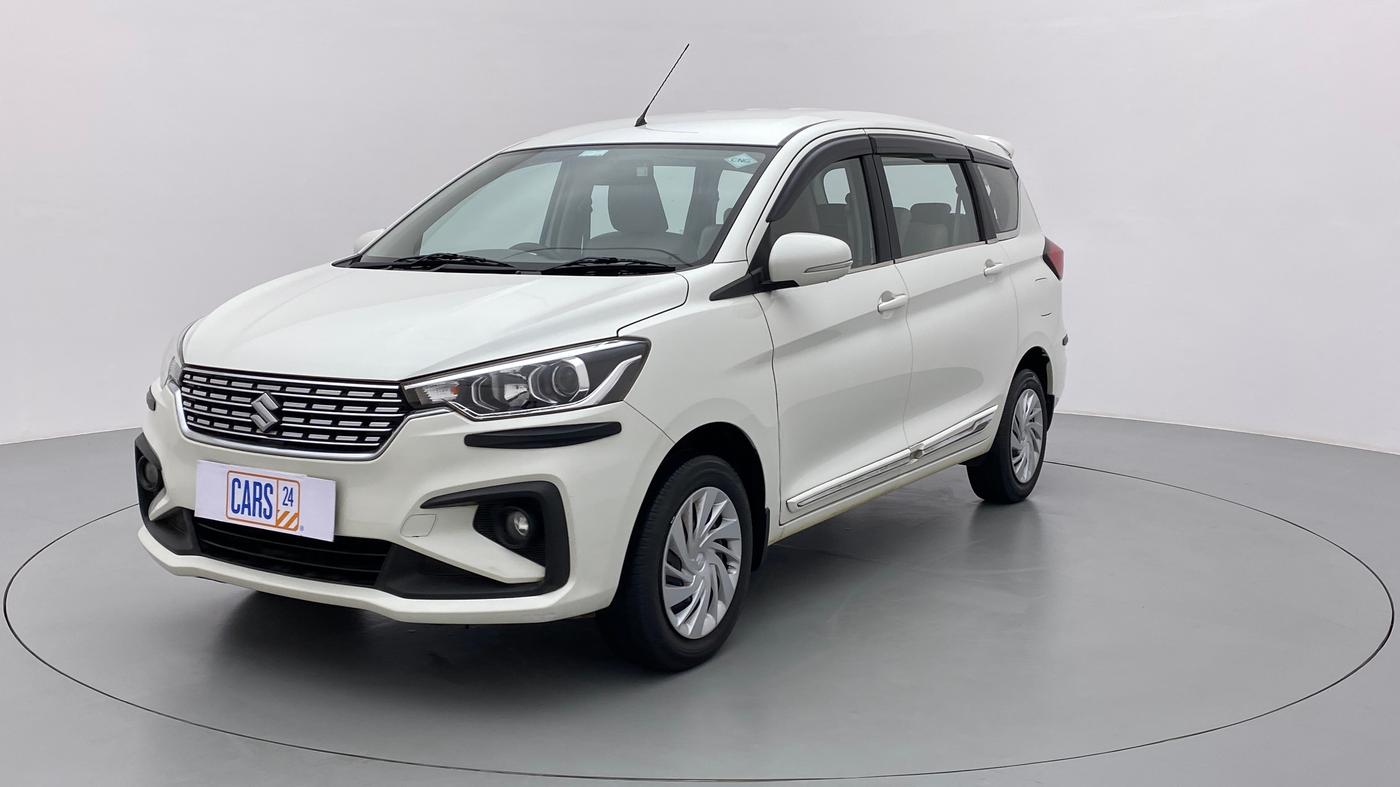2020 Maruti Ertiga VXI CNG, CNG, Manual, 33,895 km, Left Front Diagonal