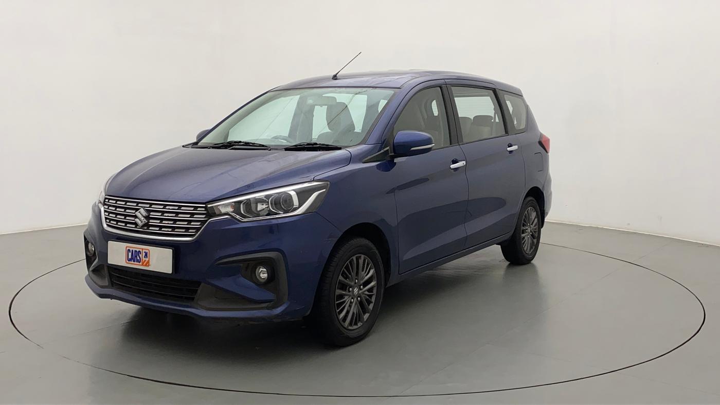 2019 Maruti Ertiga ZXI+ SHVS, Petrol, Manual, 75,175 km, Left Front Diagonal