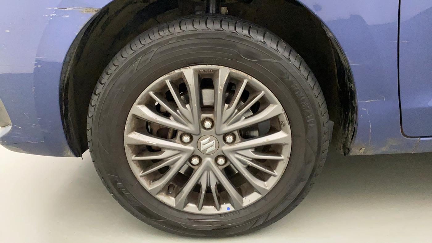 2019 Maruti Ertiga ZXI+ SHVS, Petrol, Manual, 75,175 km, Left Front Wheel