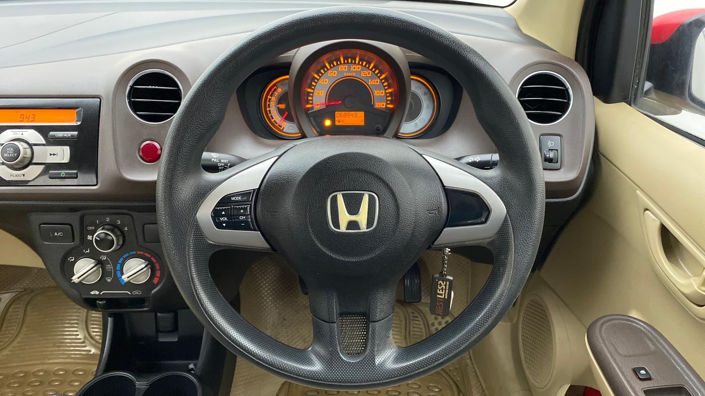 2012 Honda Brio 1.2 S MT I VTEC, Petrol, Manual, 69,005 km, Steering Wheel Close Up