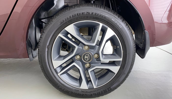 2021 Tata TIGOR XZ PLUS 1.2 REVOTRON, Petrol, Manual, 9,809 km, Left Rear Wheel