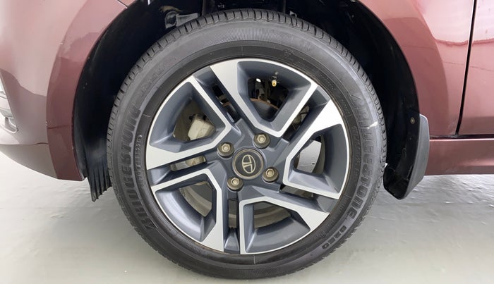 2021 Tata TIGOR XZ PLUS 1.2 REVOTRON, Petrol, Manual, 9,809 km, Left Front Wheel