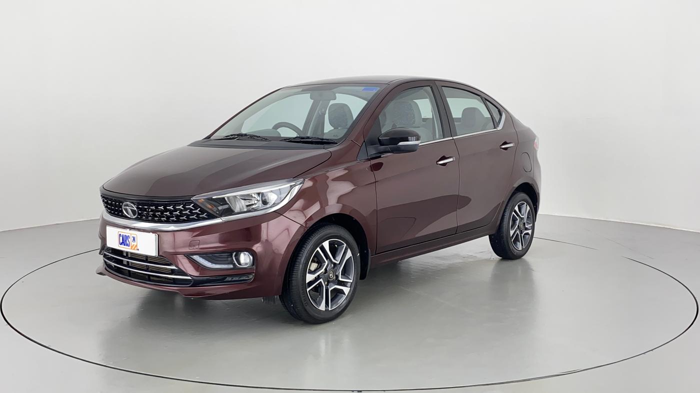 2021 Tata TIGOR XZ PLUS 1.2 REVOTRON, Petrol, Manual, 9,809 km, Left Front Diagonal