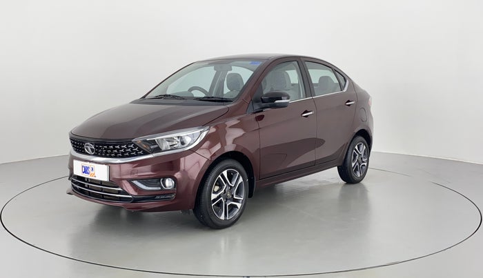 2021 Tata TIGOR XZ PLUS 1.2 REVOTRON, Petrol, Manual, 9,809 km, Left Front Diagonal