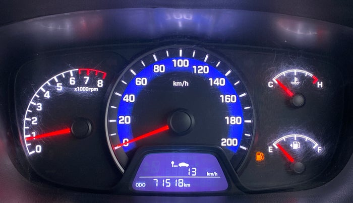 2018 Hyundai Xcent S 1.2, Petrol, Manual, 71,518 km, Odometer Image