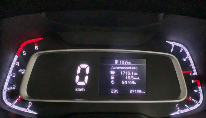 2020 KIA SONET HTX 1.5, Diesel, Manual, 27,126 km, Odometer Image
