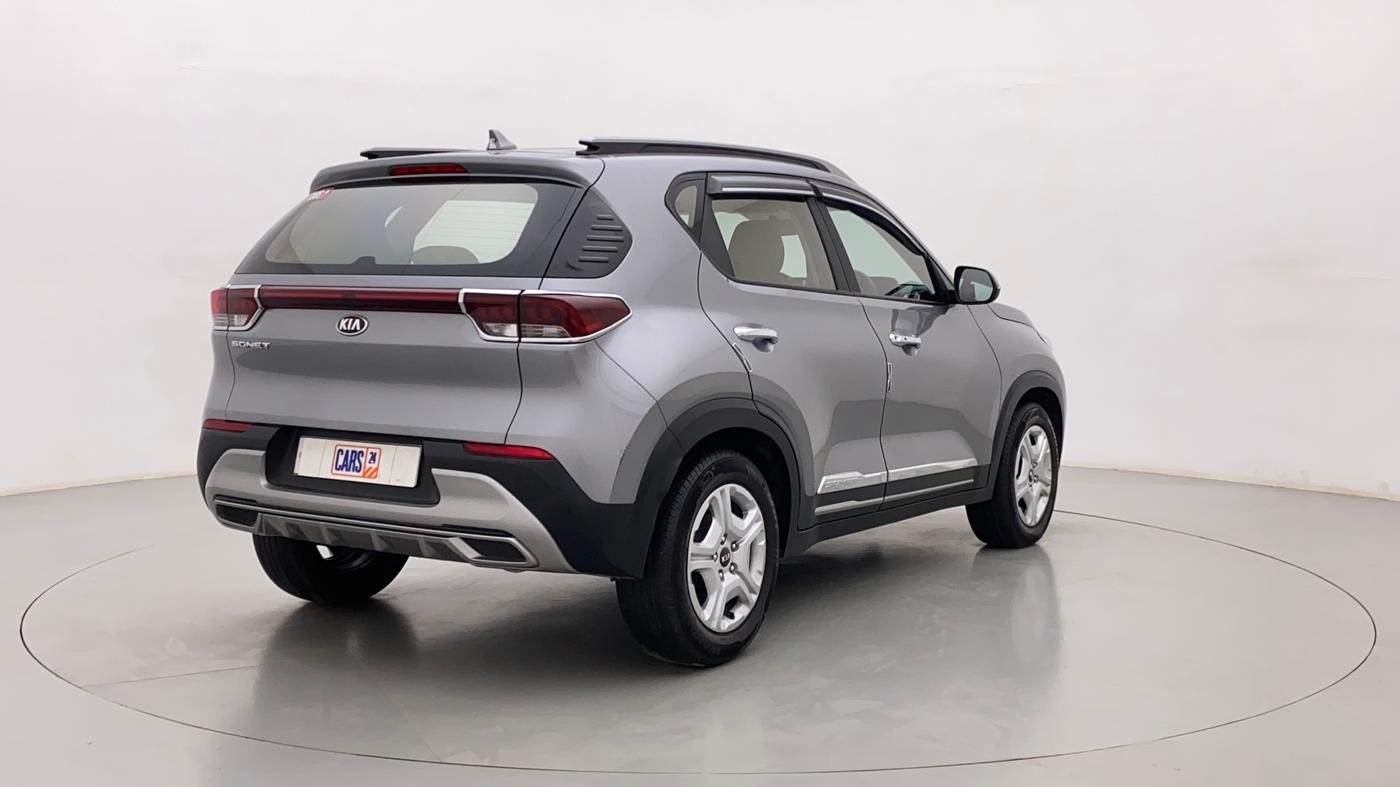2020 KIA SONET HTX 1.5, Diesel, Manual, 27,126 km, Right Back Diagonal