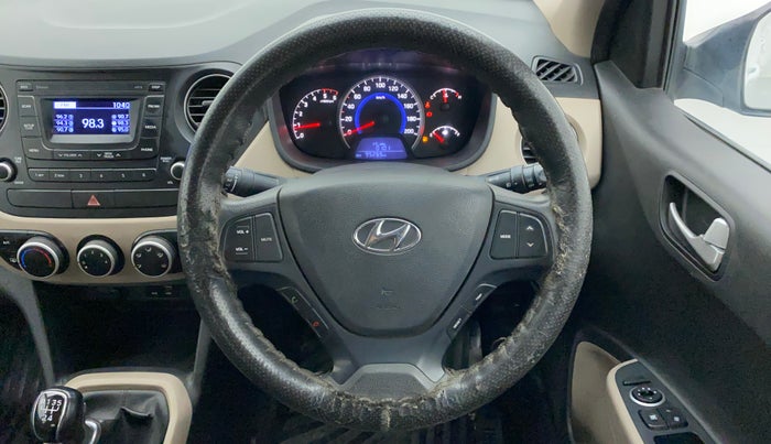 2016 Hyundai Grand i10 SPORTZ 1.1 CRDI, Diesel, Manual, 95,265 km, Steering Wheel Close Up