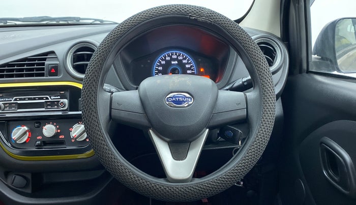 2017 Datsun Redi Go Gold 1.0, Petrol, Manual, 6,997 km, Steering Wheel Close Up