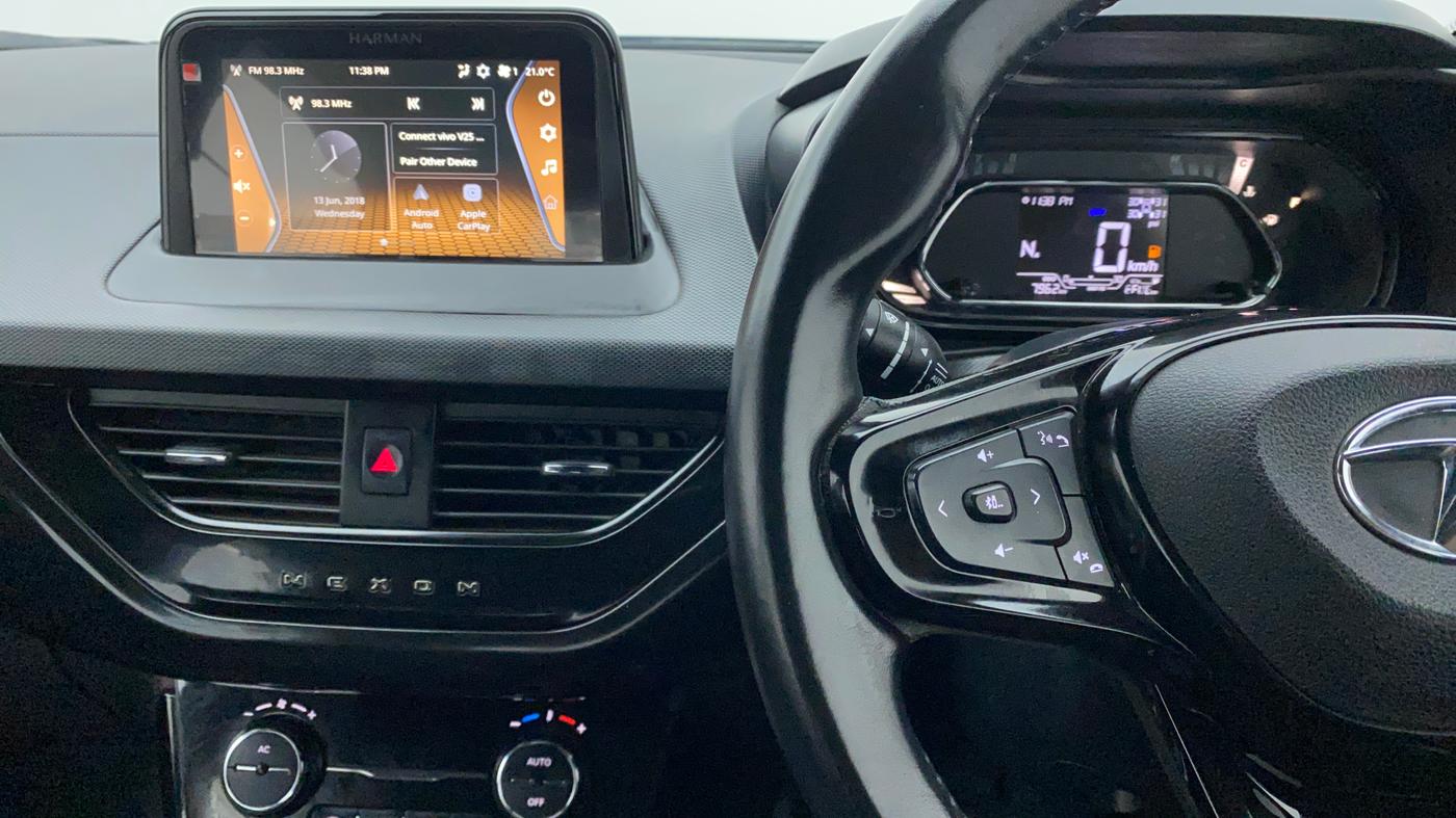 2022 Tata NEXON XZA PLUS (O) PETROL DARK EDITION, Petrol, Automatic, 8,139 km, Air Conditioner