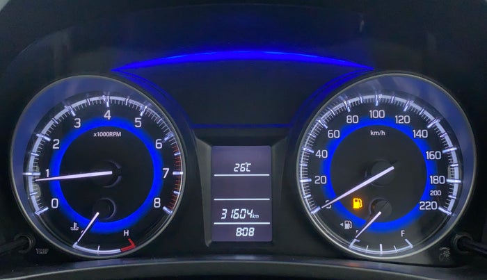 2020 Maruti Baleno DELTA PETROL 1.2, Petrol, Manual, 31,853 km, Odometer Image