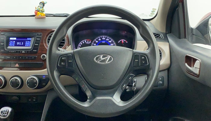 2016 Hyundai Grand i10 SPORTZ 1.2 KAPPA VTVT, Petrol, Manual, 71,688 km, Steering Wheel Close Up
