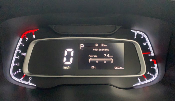 2023 KIA SONET HTX 1.0 DCT, Petrol, Automatic, 9,601 km, Odometer Image