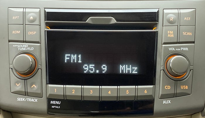 2012 Maruti Ertiga ZXI, Petrol, Manual, 71,736 km, Infotainment System