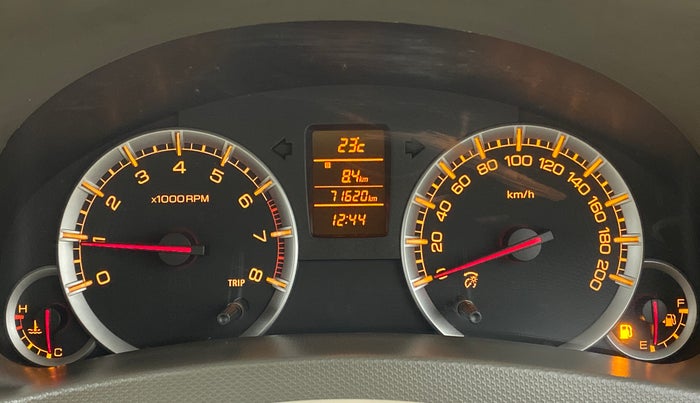 2012 Maruti Ertiga ZXI, Petrol, Manual, 71,736 km, Odometer Image