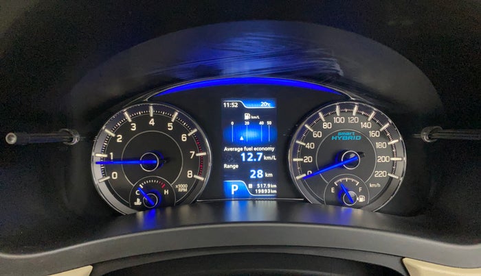 2022 Maruti Ciaz ZETA AT 1.5  SHVS PETROL, Petrol, Automatic, 19,893 km, Odometer Image