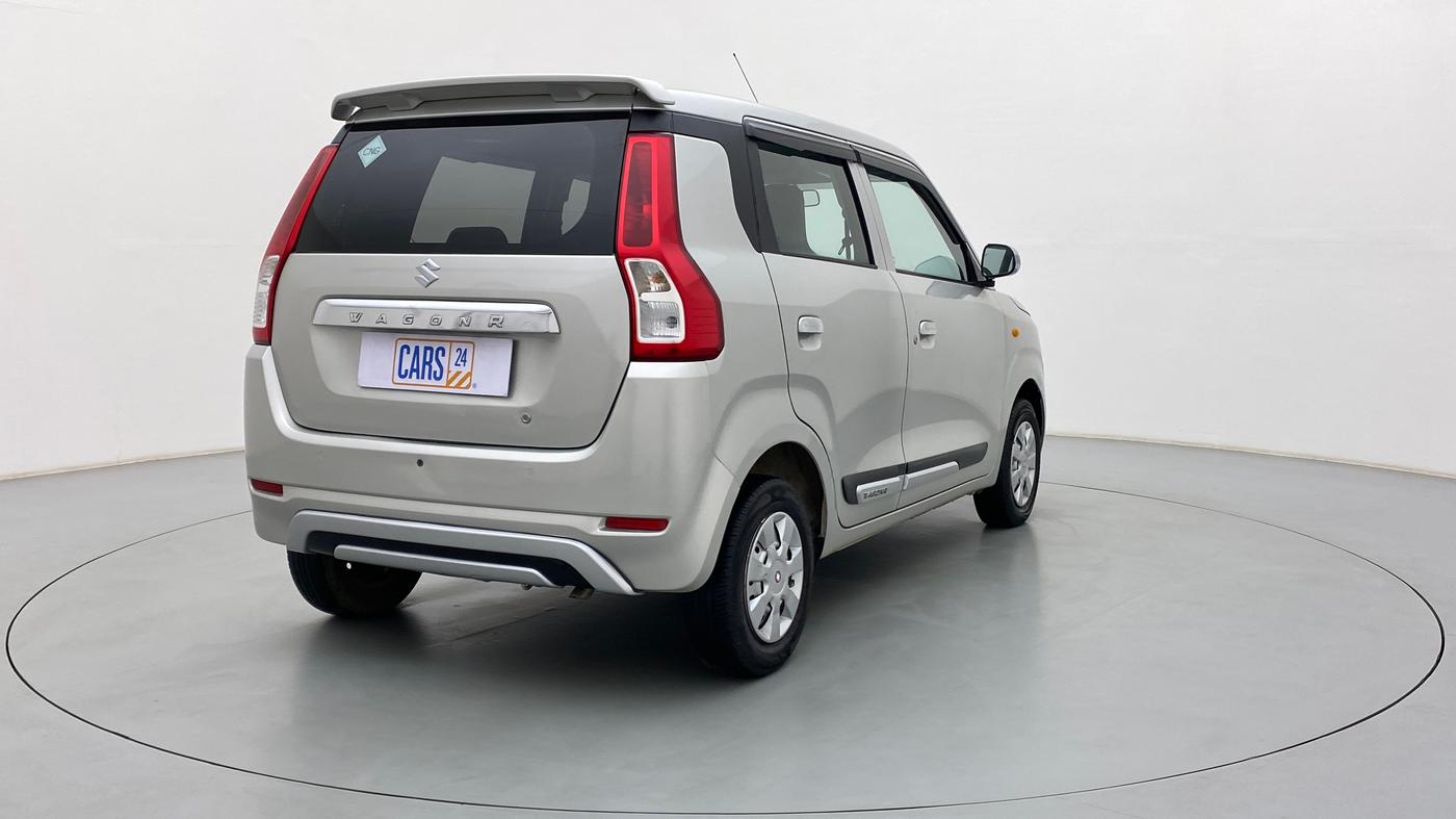 2021 Maruti New Wagon-R LXI CNG 1.0 L, CNG, Manual, 19,383 km, Right Back Diagonal