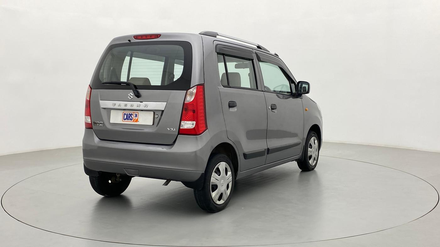 2018 Maruti Wagon R 1.0 VXI, Petrol, Manual, Right Back Diagonal