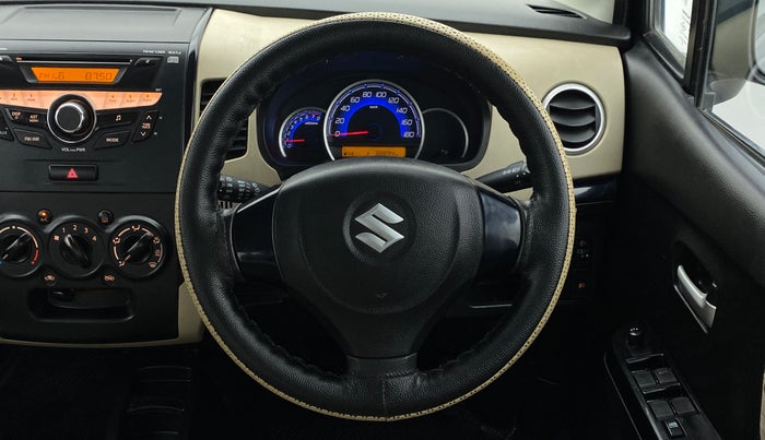 2018 Maruti Wagon R 1.0 VXI, Petrol, Manual, Steering Wheel Close Up