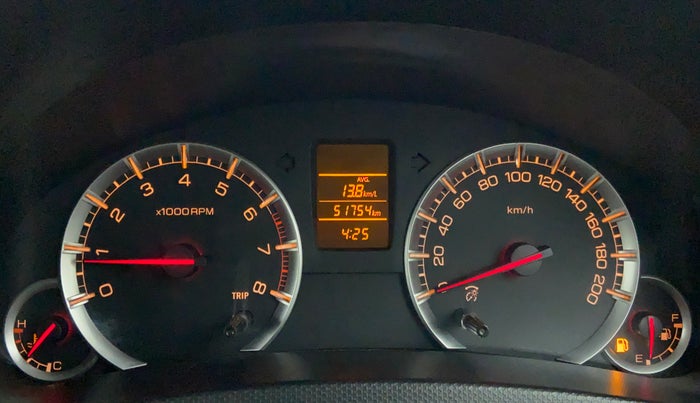 2014 Maruti Swift VXI D, Petrol, Manual, 51,936 km, Odometer Image