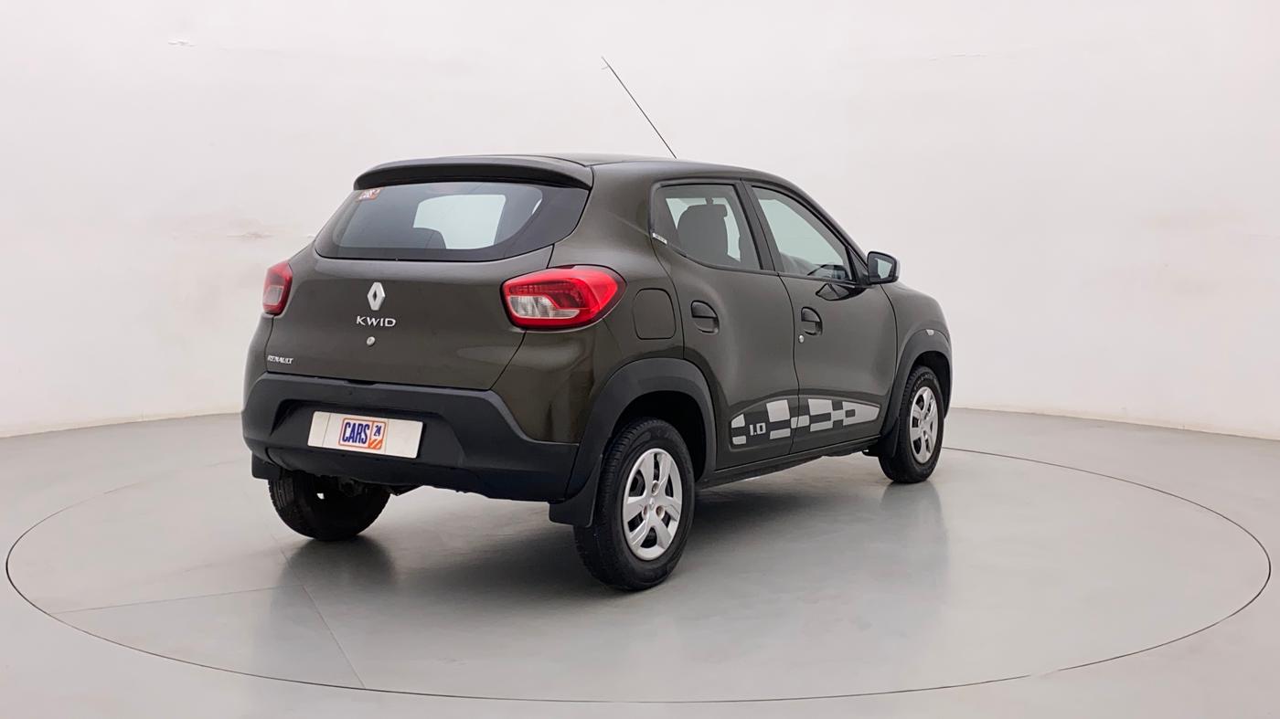 2017 Renault Kwid RXT 1.0, Petrol, Manual, 21,138 km, Right Back Diagonal