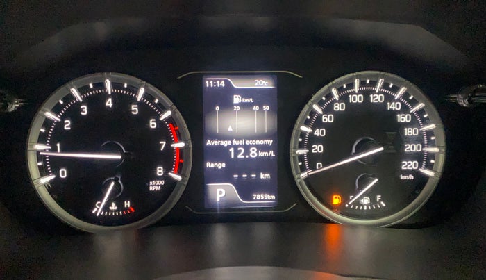 2023 Maruti Grand Vitara ALPHA SMART HYBRID AT, Petrol, Automatic, 7,822 km, Odometer Image