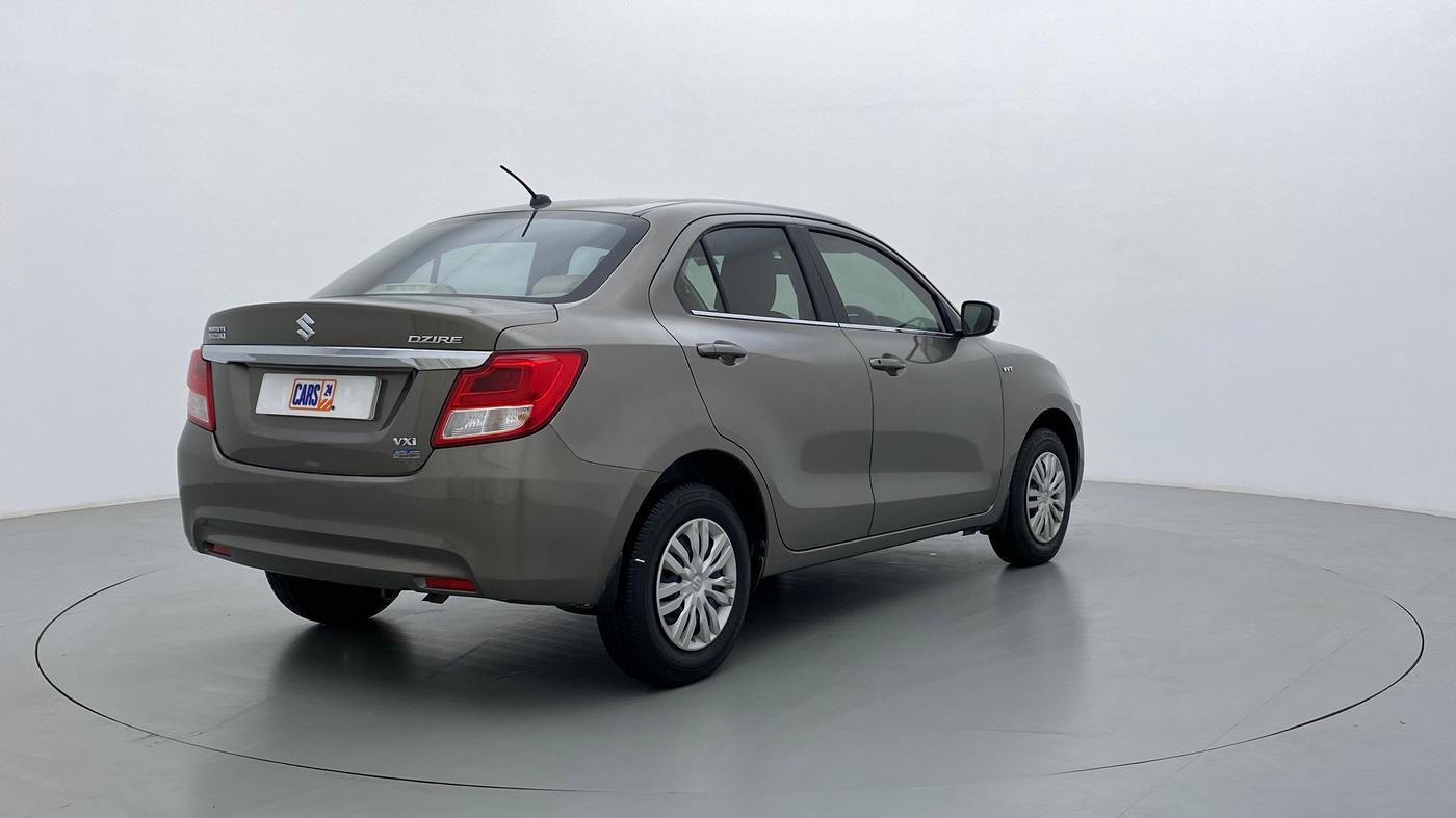 2018 Maruti Dzire VXI AMT, Petrol, Automatic, 17,657 km, Right Back Diagonal