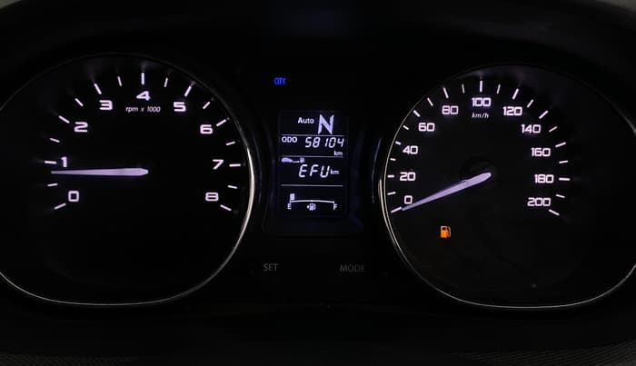 2019 Tata TIGOR XZA PETROL, Petrol, Automatic, 58,101 km, Odometer Image