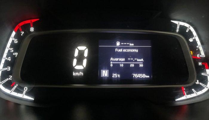 2021 KIA SONET HTX 1.0 IMT, Petrol, Manual, 76,396 km, Odometer Image