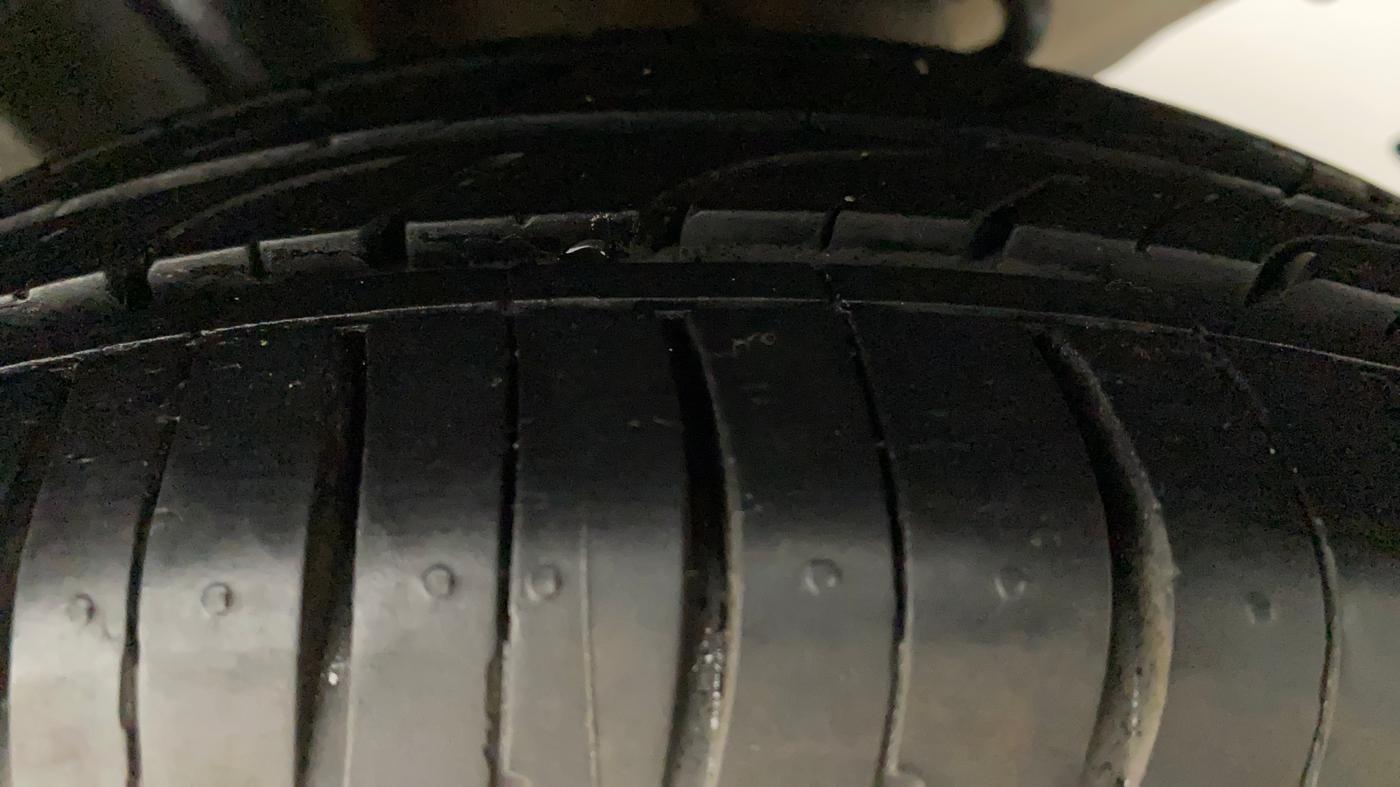 2016 Tata Tiago XZ PETROL, Petrol, Manual, 42,840 km, Left Rear Tyre Tread