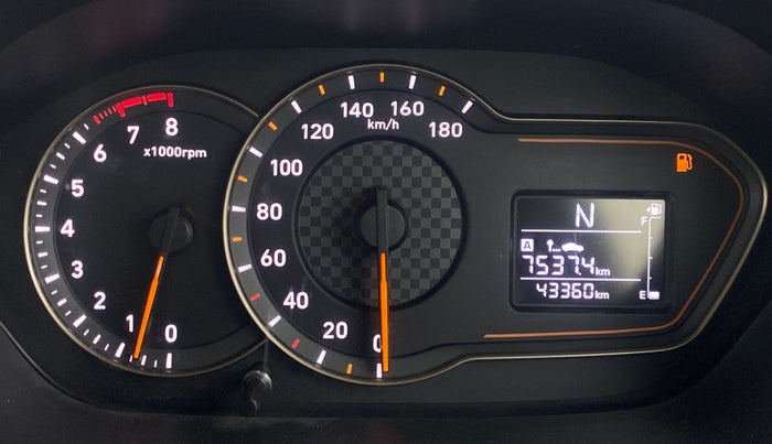 2019 Hyundai NEW SANTRO SPORTZ AMT, Petrol, Automatic, 43,349 km, Odometer Image