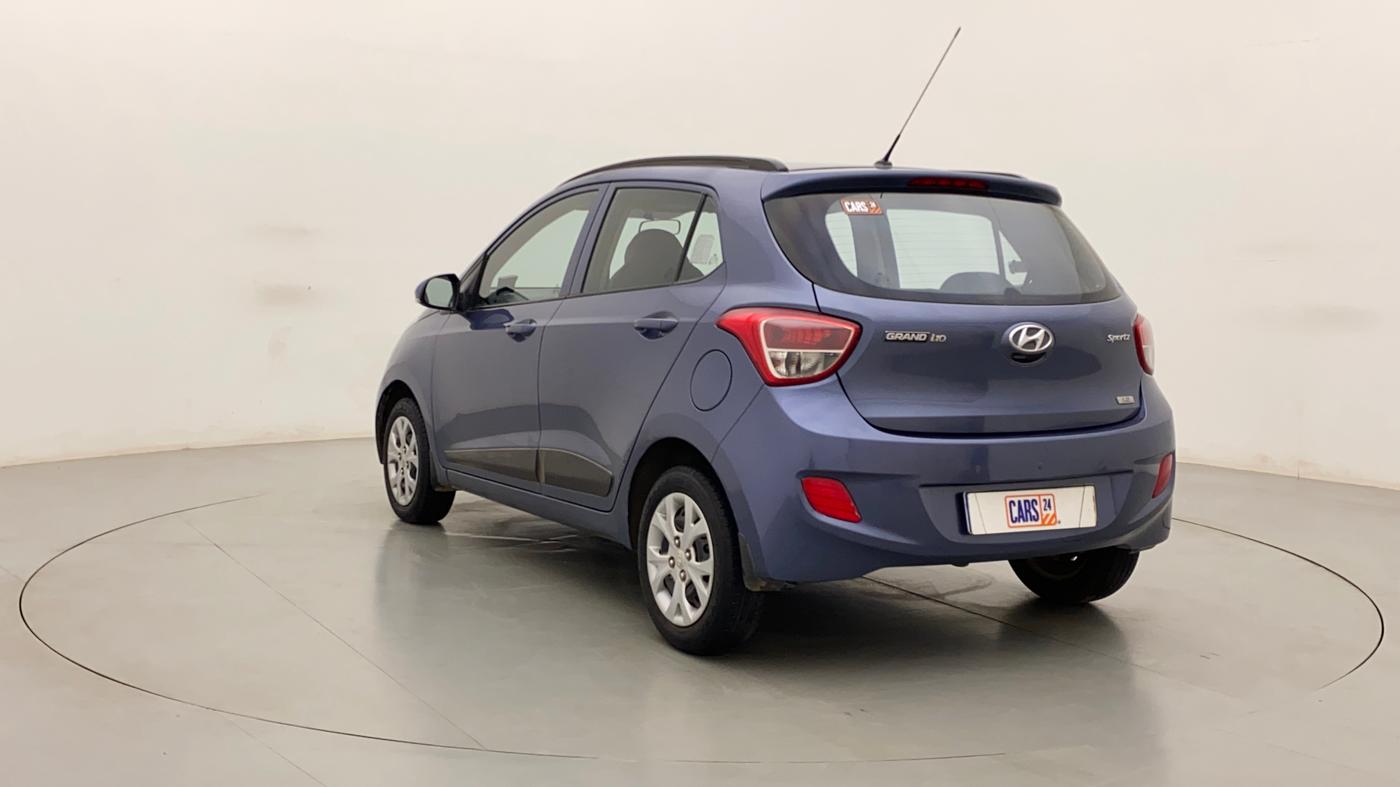 2015 Hyundai Grand i10 SPORTZ 1.2 KAPPA VTVT, Petrol, Manual, 82,073 km, Left Back Diagonal