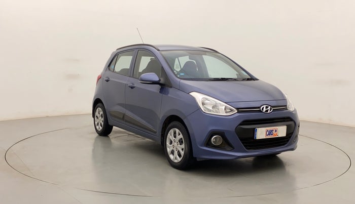 2015 Hyundai Grand i10 SPORTZ 1.2 KAPPA VTVT, Petrol, Manual, 82,073 km, Right Front Diagonal