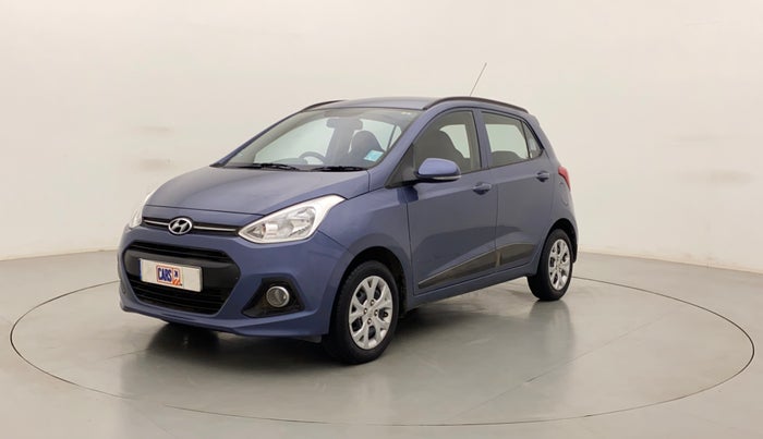 2015 Hyundai Grand i10 SPORTZ 1.2 KAPPA VTVT, Petrol, Manual, 82,073 km, Left Front Diagonal