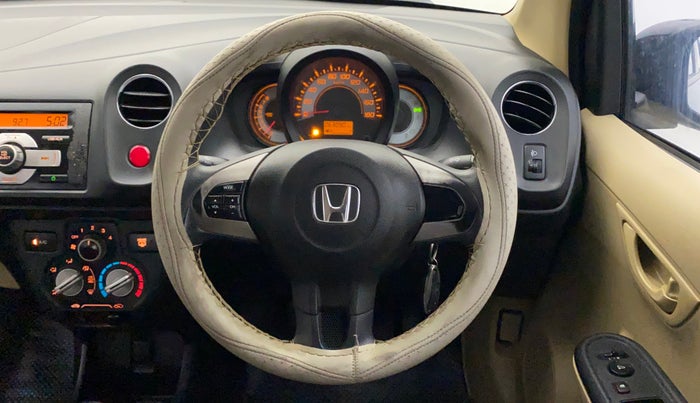 2014 Honda Brio S MT, Petrol, Manual, 63,090 km, Steering Wheel Close Up