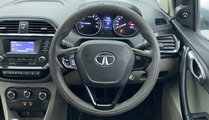 2018 Tata Tiago XZA PETROL, Petrol, Automatic, 1,21,042 km, Steering Wheel Close Up