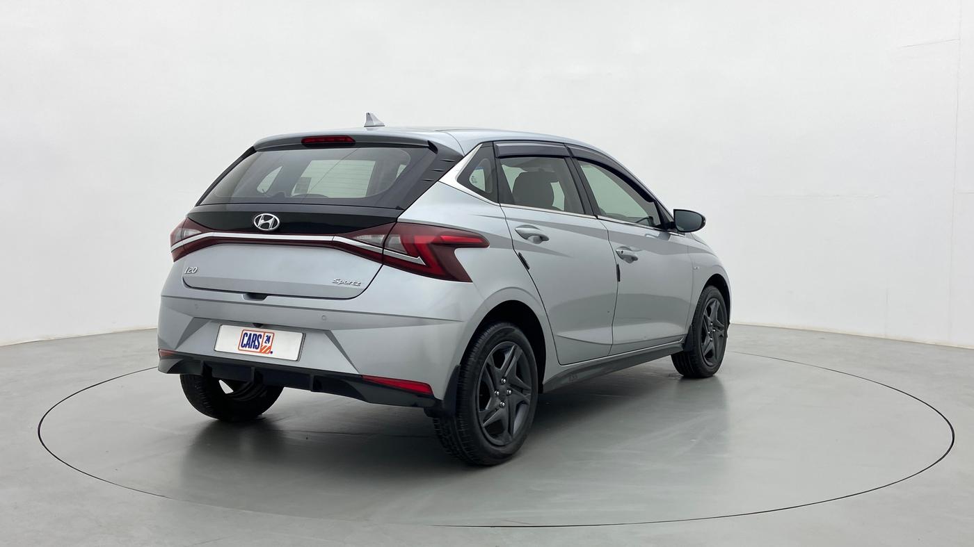 2020 Hyundai NEW I20 SPORTZ 1.0T GDI IMT, Petrol, Manual, 5,118 km, Right Back Diagonal