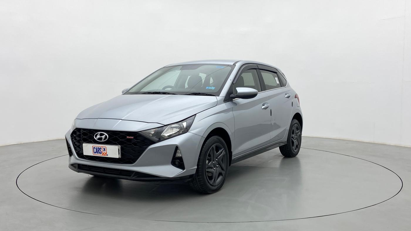 2020 Hyundai NEW I20 SPORTZ 1.0T GDI IMT, Petrol, Manual, 5,118 km, Left Front Diagonal