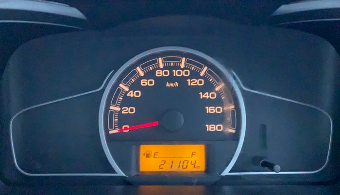 2021 Maruti Alto VXI, Petrol, Manual, 21,104 km, Odometer Image