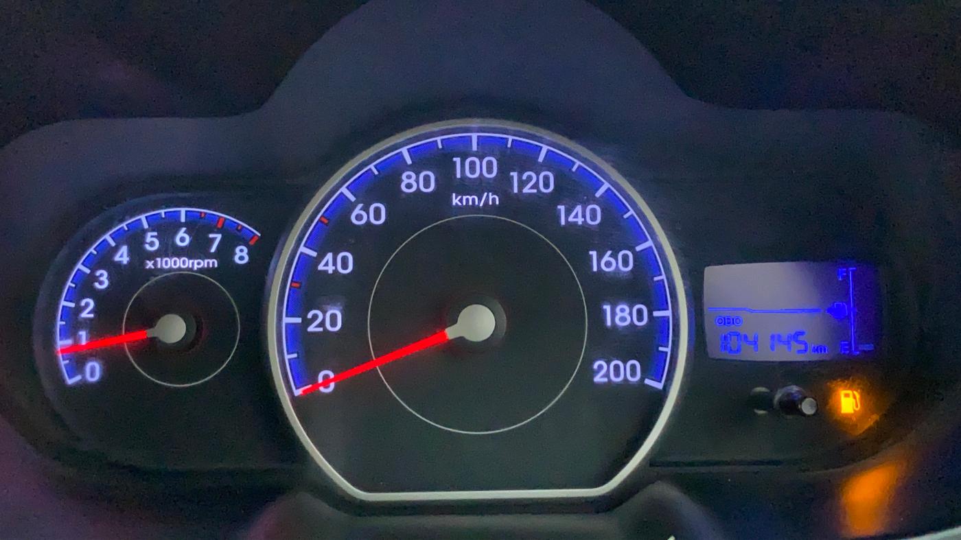 2011 Hyundai i10 MAGNA 1.2, Petrol, Manual, 1,04,145 km, Odometer Image