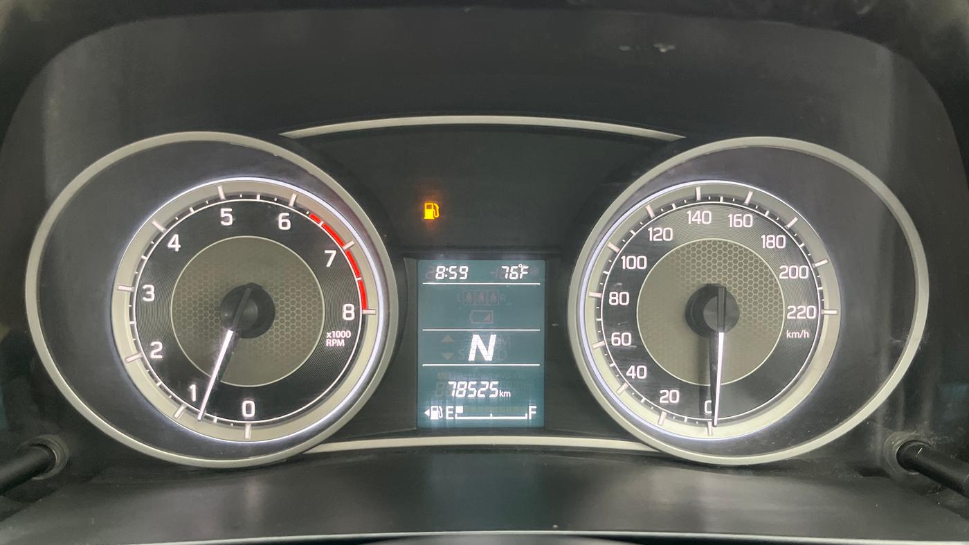 2019 Maruti Dzire VXI AMT, Petrol, Automatic, 78,524 km, Odometer Image