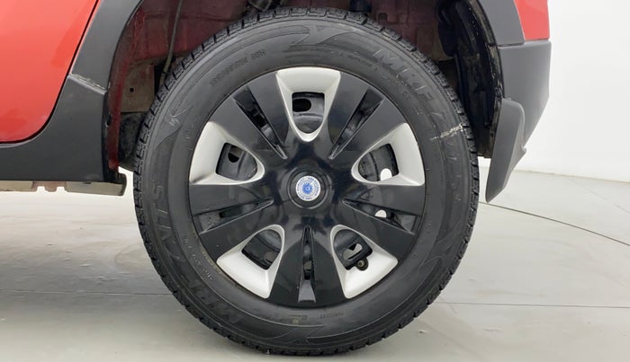 2017 Mahindra Kuv100 K4 6 STR, Petrol, Manual, 20,839 km, Left Rear Wheel