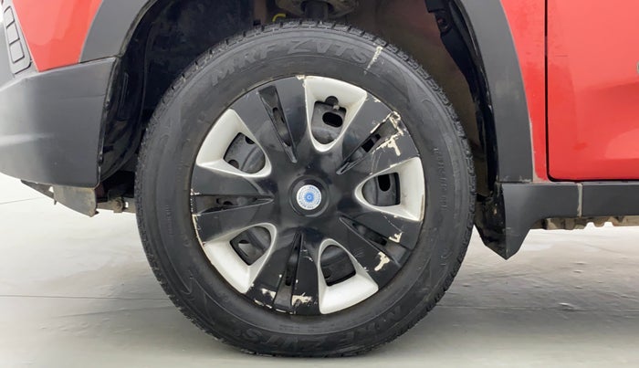 2017 Mahindra Kuv100 K4 6 STR, Petrol, Manual, 20,839 km, Left Front Wheel