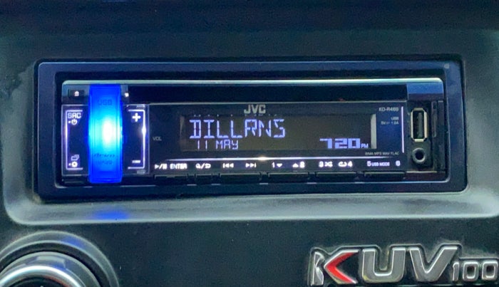 2017 Mahindra Kuv100 K4 6 STR, Petrol, Manual, 20,839 km, Infotainment System