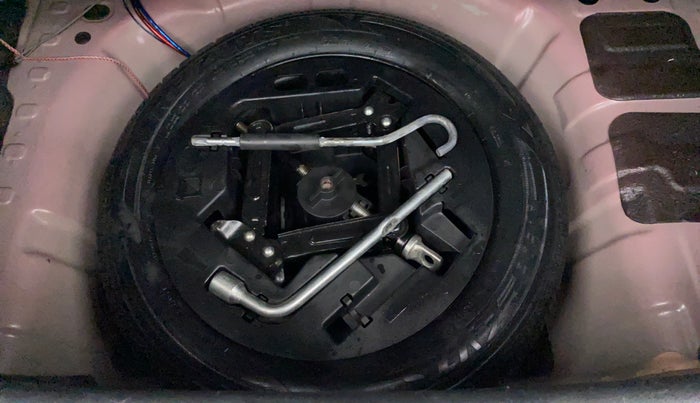 2017 Mahindra Kuv100 K4 6 STR, Petrol, Manual, 20,839 km, Spare Tyre